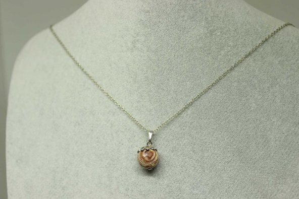 Jasper Taşı Kolye Ucu Zincirli (23505) - Resim 4