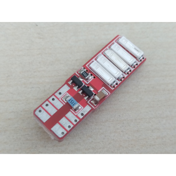 T10 DİPSİZ LED AMPUL (CANBUS) MAVİ 12V (2ADET FİYATI) T10 PARK, SİNYAL, PLAKA AMPULU - 3