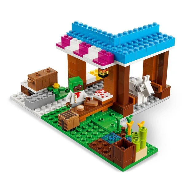 LEGO® Minecraft® Fırın 21184 - 8 Yaş ve Üzeri Çocuklar için Köylü ve Creeper™ İçeren Oyuncak Yapım Seti (157 Parça) - 3