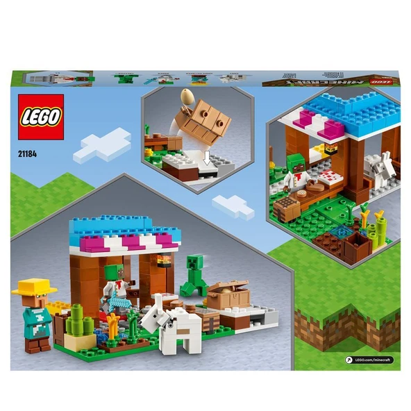 LEGO® Minecraft® Fırın 21184 - 8 Yaş ve Üzeri Çocuklar için Köylü ve Creeper™ İçeren Oyuncak Yapım Seti (157 Parça) - 7