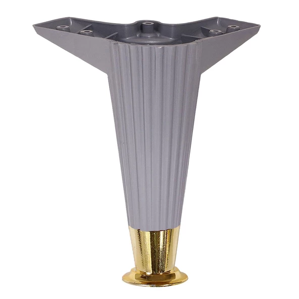 Mobilya Kanepe Koltuk Tv Ünitesi Konsol Ünite Ayağı 17 Cm Antrasit Gold Baza Ayakları (4 ADET) - 2