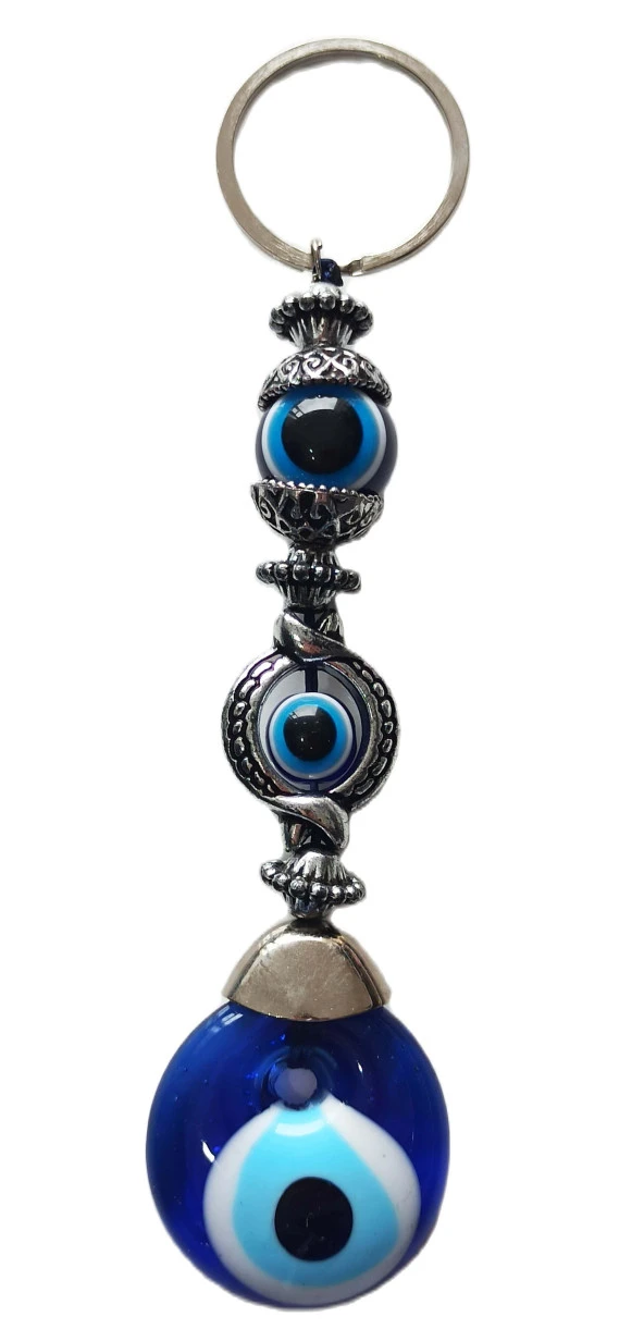 Klasik Nazar Boncuklu Anahtarlık - 2