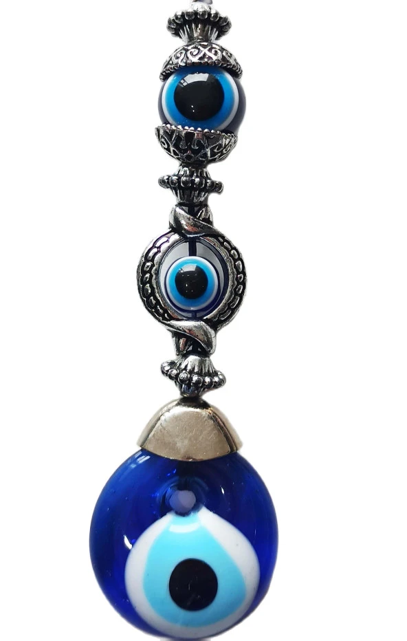 Klasik Nazar Boncuklu Anahtarlık - 3