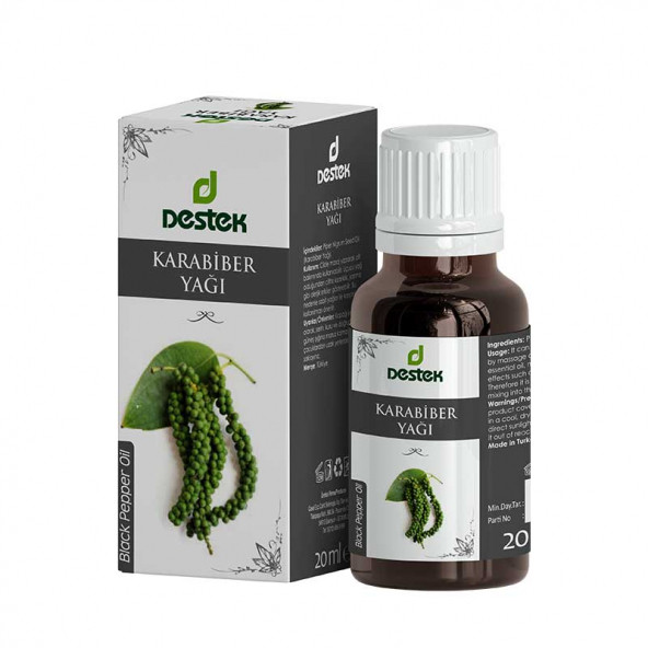 DESTEK KARABİBER YAĞI 20 ML