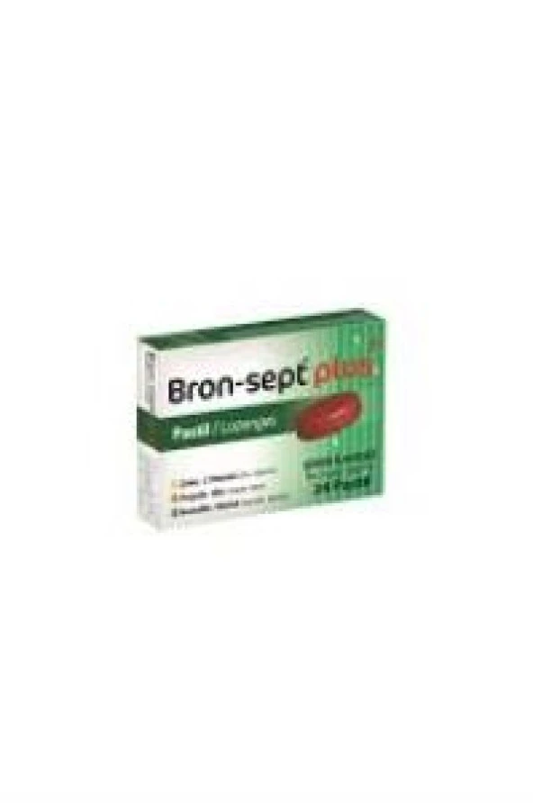 Bron-Sept Plus 24 Pastil (Mentol ,C Vitamini ,Çinko ,Propolis) Şeker İçermez