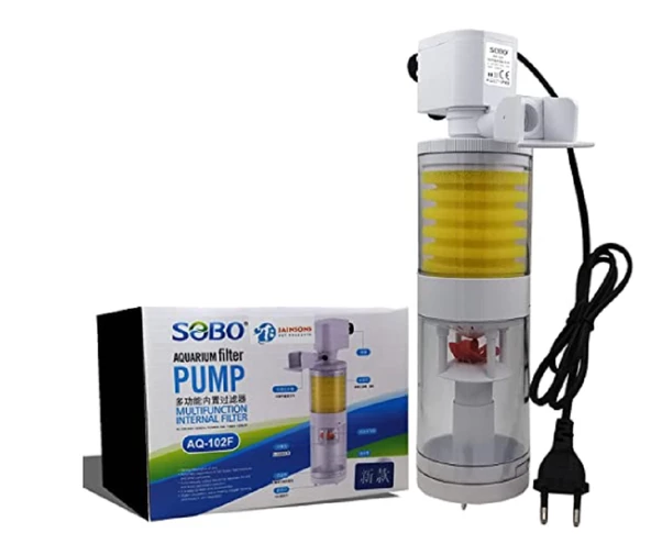 Sobo Çok Fonksiyonlu İç Filtre 15W. 1200 Lt/Saat AQ-102F - 2