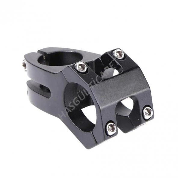 Hsgl Bisiklet Siyah Alüminyum Gidon Boğazı 30 mm 31.8-28.6 Bisiklet Gidon Boğazı Siyah