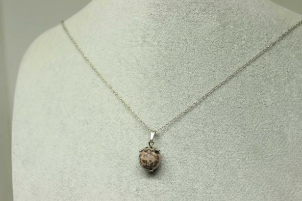 Jasper Taşı Kolye Ucu Zincirli (23535) - Resim 4