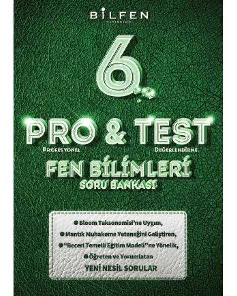 6. SINIF PRO&TEST FEN BİLİMLERİ SORU BANKASI