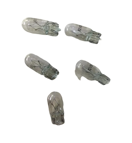 5 Adet 12v 5w Dipsiz Gösterge Ampulu ürün görseli