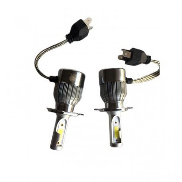 H-4 LED ZENON AMPUL ŞİMŞEK ETKİLİ 2Lİ AMPUL