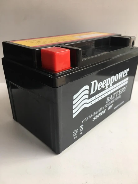Akü Ytx7a-bs (mf) 12v 7ah Sct Ve Motosikletler İle Uyumlu - Resim 3