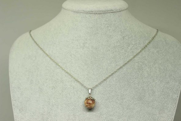 Jasper Taşı Kolye Ucu Zincirli (23545) ürün görseli