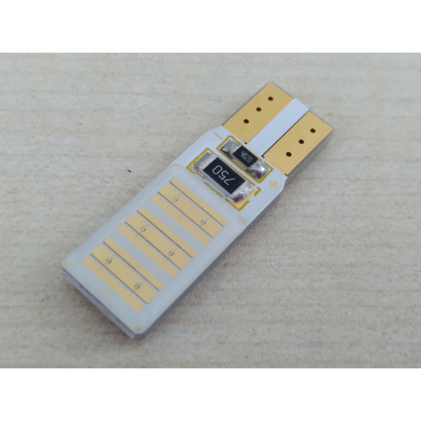 T10 DİPSİZ LED AMPUL (ANGEL) TURUNCU 12V (2ADET FİYATI) T10 PARK, SİNYAL, PLAKA AMPULU - 2