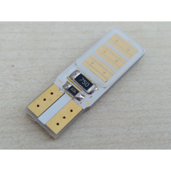 T10 DİPSİZ LED AMPUL (ANGEL) TURUNCU 12V (2ADET FİYATI) T10 PARK, SİNYAL, PLAKA AMPULU - 3