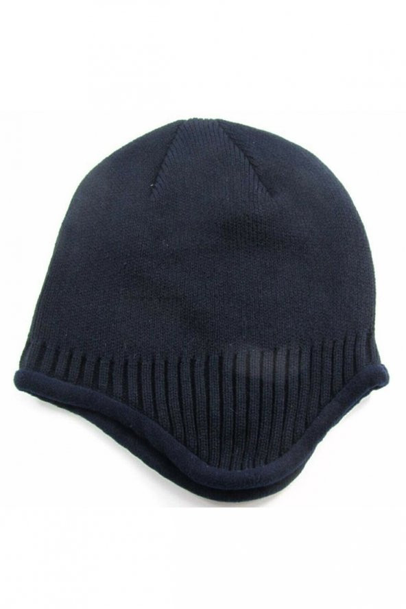 İçi Polarlı Kulaklı Beyaz Kartanesi Desenli Kulaklı Bere - 10