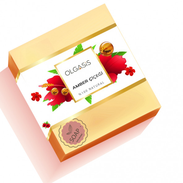Olgasis %100 Natural Amber Çiçeği Cilt Sabunun Doğal Hücre Yenileyici 120 Gr Amber Sabun