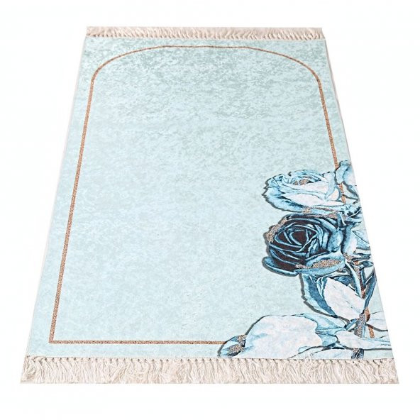 Hediyelik Seccade Serinsu Mavi 65x115 cm - 320 gr - 1