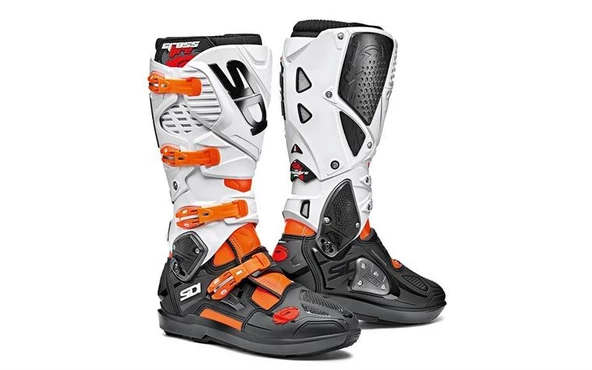 SIDI CROSSFIRE 3 SRS SİYAH BEYAZ TURUNCU