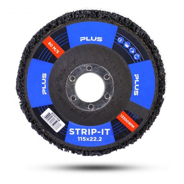 STRİP-İT Flap Disk Pas Boya Sökücü Keçe Zımpara 115 mm