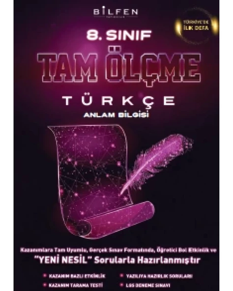 8. SINIF TÜRKÇE TAM ÖLÇME