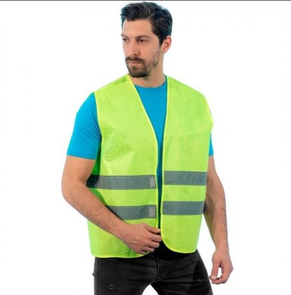 Motosiklet İkaz Yeleği Reflektörlü İkaz Yeleği