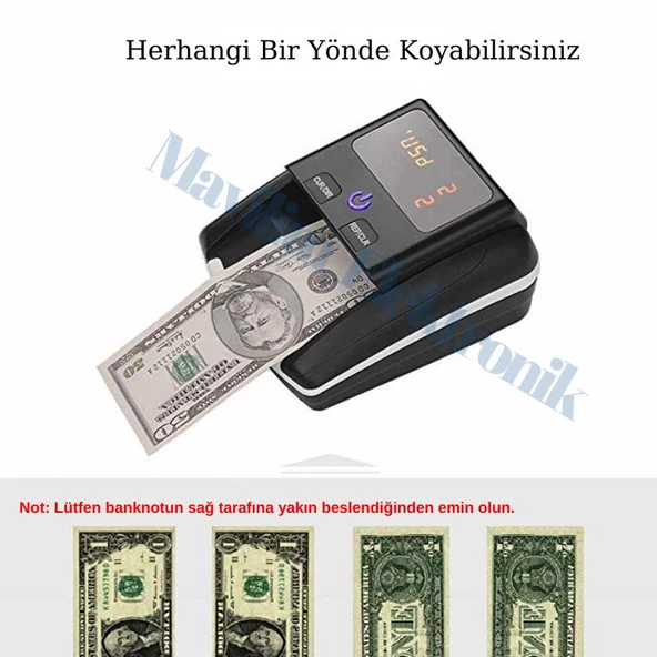Bill Counter AL-130 F5 ŞüpheliPara Kontrol Makinesi 5 Ülke Parası - 3