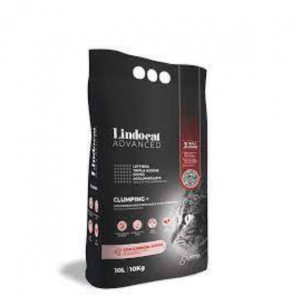 Lindocat Advanced Clumbıng Plus Aktif Karbon Kedi Kumu 12 lt