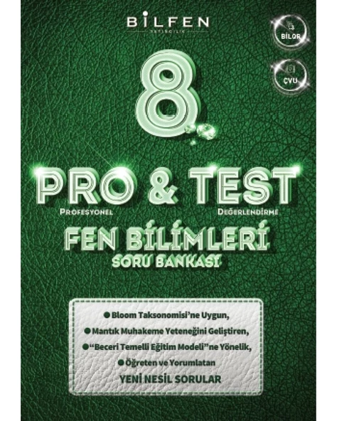8. SINIF PRO&TEST FEN BİLİMLERİ SORU BANKASI
