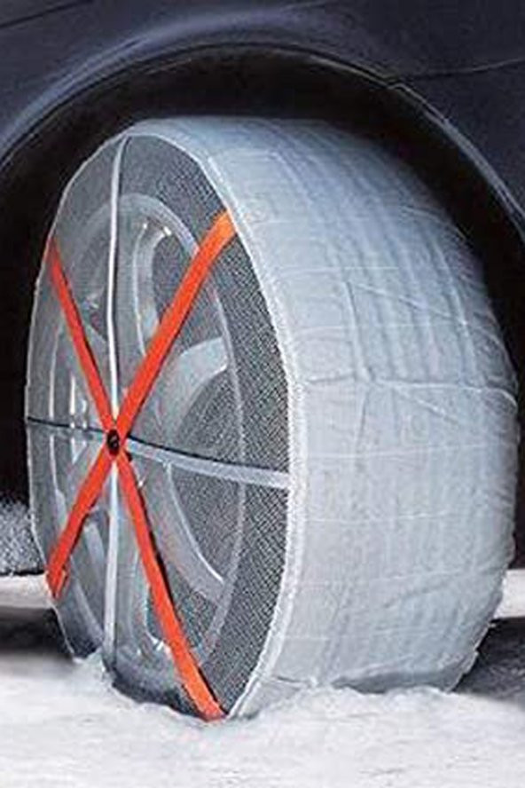 Oto Kar Çorabı Karpatik Seti Kar Buz Patinaj Önleyici Araç Kar Zinciri - 4