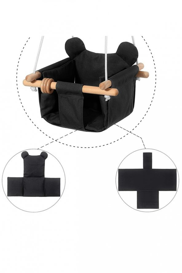 Panda Swing Çocuk Salıncağı Bebek Hamağı Salıncak Oda Salon Bahçe Salıncak - 3