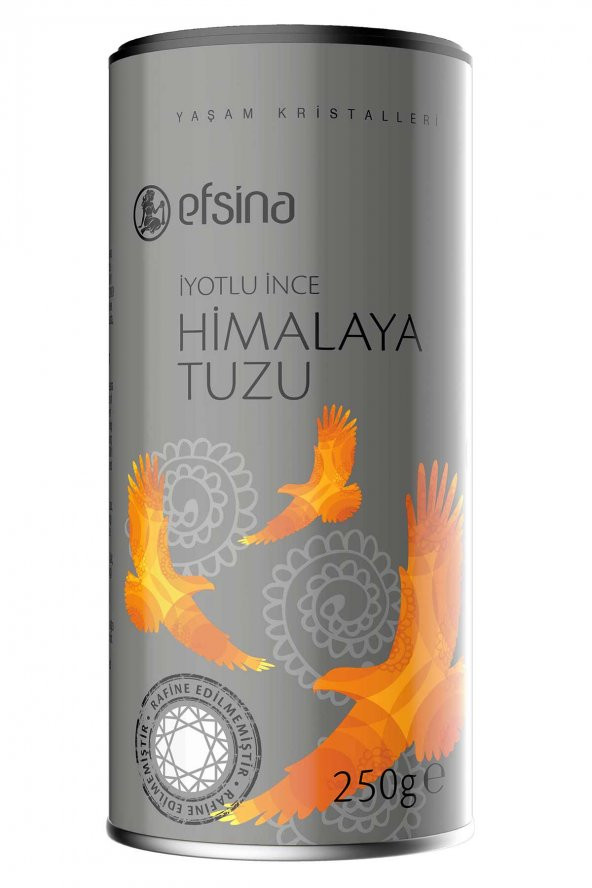 Efsina iyotlu ince himalaya tuzu 250 gr