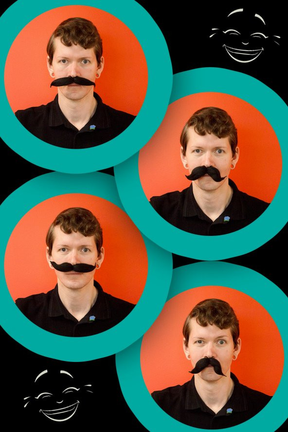Takma Bıyık Parti Şaka Bıyığı Mustache - 2