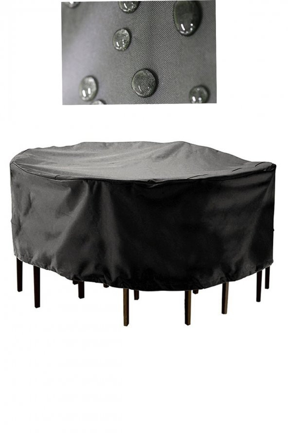 Guise Bahçe Mobilya Koruma Örtüsü Su Geçirmez Masa Sandalye Yağmur Toz Kir Önleyici Branda 160x80cm - 6