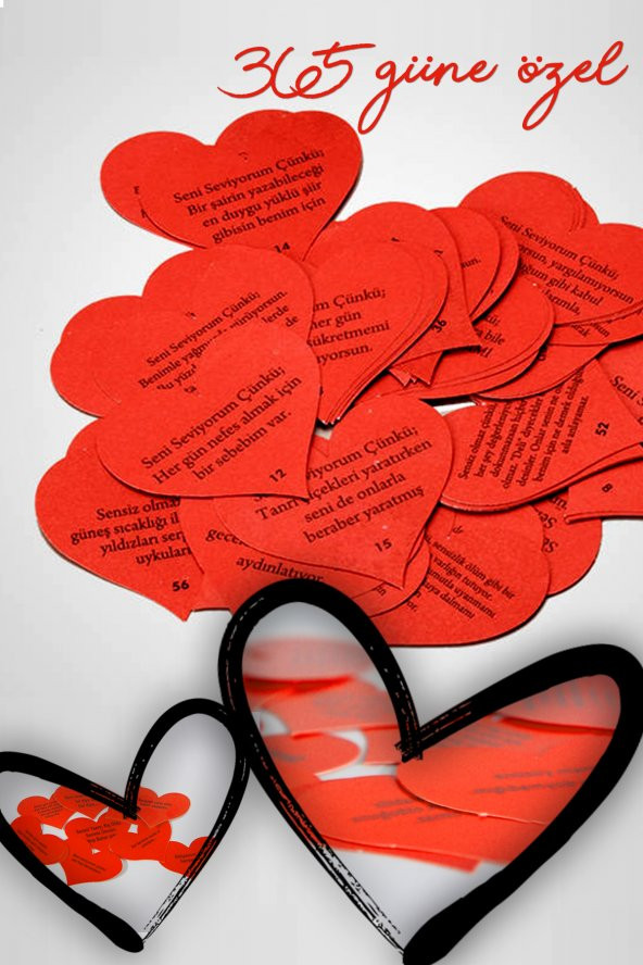 Sevgiliye Hediye 365 Gün Notu Romantik Aşk Sözleri Yılbaşı Sevgililer Günü Hediyesi Güzel Sözler