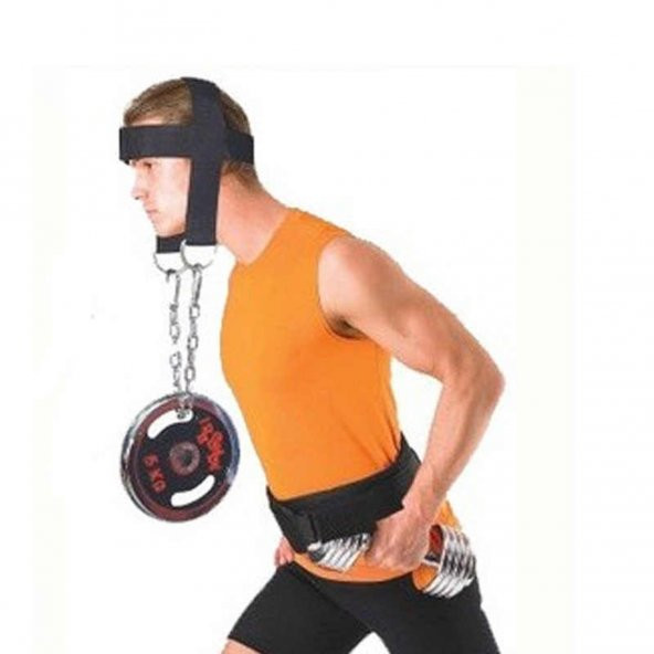 Baş Boyun Geliştirici Ağırlık Kayışı - Baş Boyun Ense Egzersiz Ağırlık Kemeri Fitness Kayış Kemer - 2