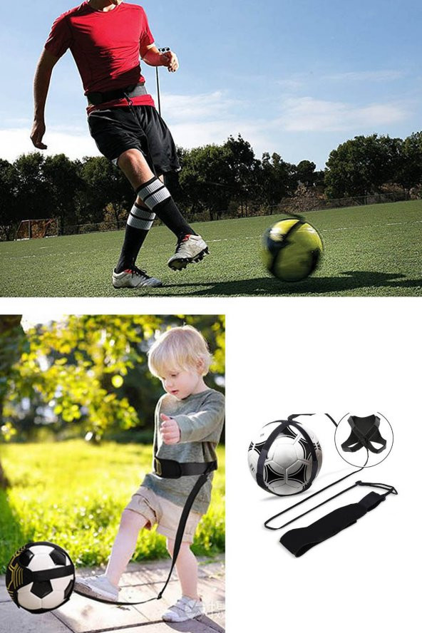 Tekmelik Futbol topu Ayarlanabilir Top Tutucu Bel Kemeri Antrenman Egzersiz Eğitici Kemer Korse
