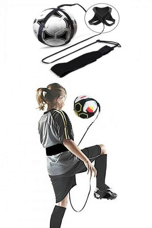 Tekmelik Futbol topu Ayarlanabilir Top Tutucu Bel Kemeri Antrenman Egzersiz Eğitici Kemer Korse - 2