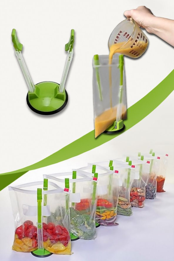 Buzdolabı Saklama Torbası Poşet Tutucu Baggy Rack - 2
