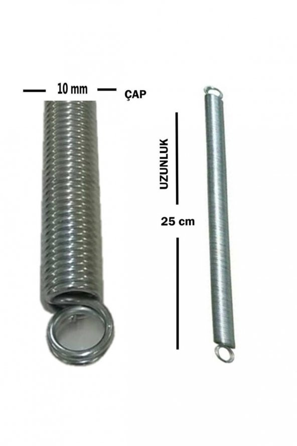 Bebek Hoppala Zıp Zıp Yayı Çelik Yay Askı Kapı Yayı 25 Cm. - 3
