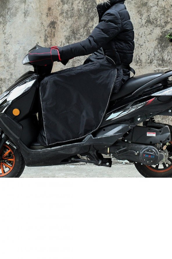 Bundera Scooter Diz Koruma Örtüsü Motorsiklet Dizlik Yağmur Soğuk Rüzgar Önleyici Örtü Rüzgarlık - 6