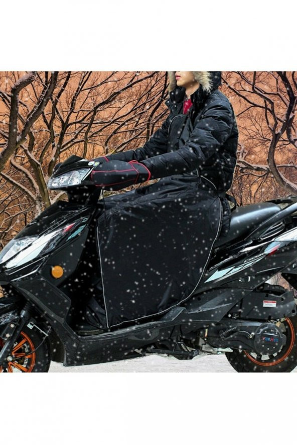Scooter Diz Koruma Örtüsü Yağmur Soğuk Rüzgar Önleyici  Rüzgarlık Motorsiklet Dizlik - 7