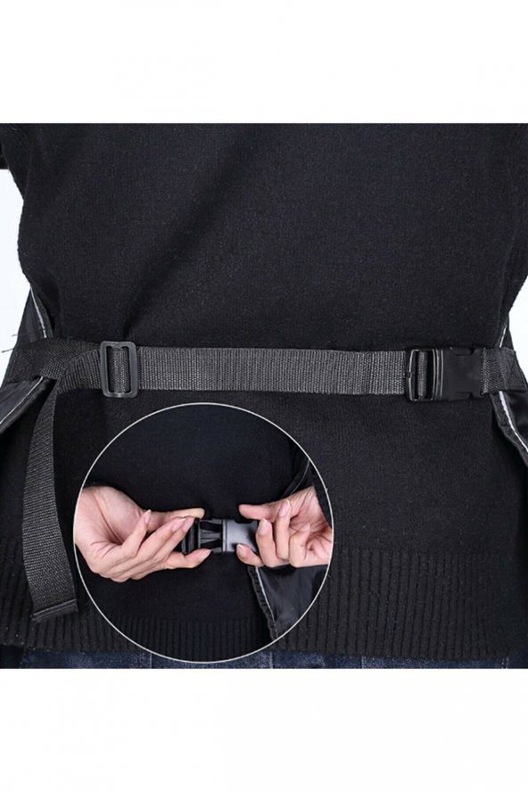 Scooter Diz Koruma Örtüsü Motorsiklet Dizlik Yağmur Soğuk Rüzgar Önleyici  Rüzgarlık Vücut Koruma - 4