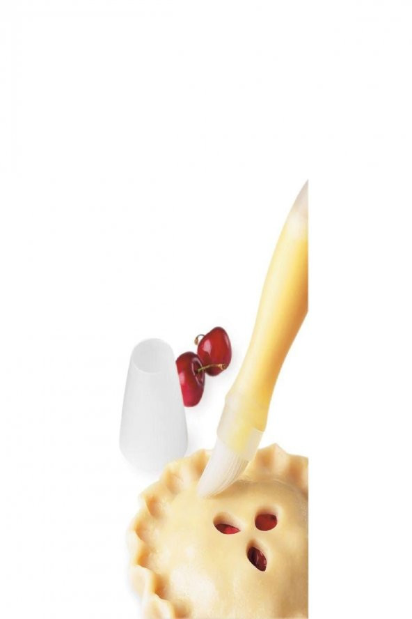 Yağ Hazneli Silikon Yumurta Fırçası Pasta Börek Kek Hamur Fırçası Cuisipro - 2