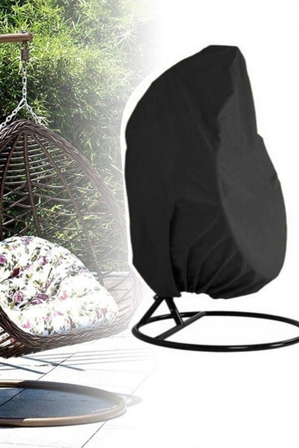 Cocoon Su Geçirmez 2 Kişilik Koza Bahçe Fındık Salıncak Hamak Koruma Örtüsü Kılıfı Yağmur Toz Kir Önleyici - 3