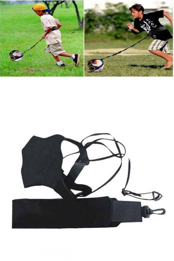 Ayarlanabilir Tekmelik Top Tutucu Bel Kemeri Futbol Topu Antrenman Egzersiz Eğitici Kemer Korse - 4