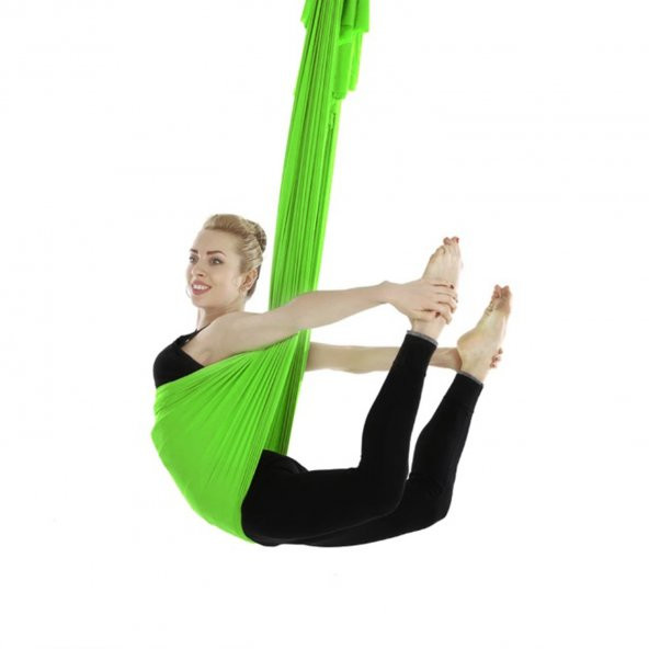 Bundera Yoga Fly Egzersiz Hava Akrobasi Hamağı Denge Spor Aleti Cadillac Reformer Pilates Fitness Kardiyo - 4