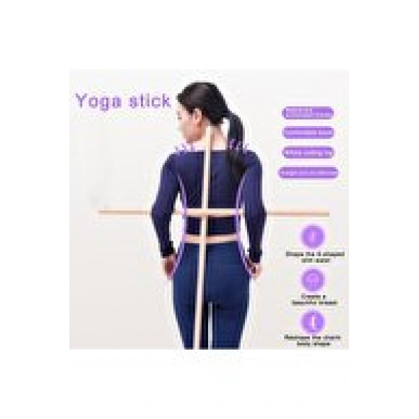 Yoga Stick Pilates Fitness Spor Aleti Vücut Esneme Gerdirme Kardiyo Egzersiz - 2