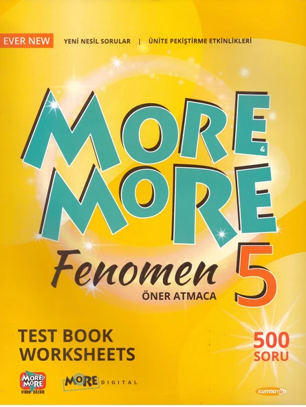 MORE MORE 5.SINIF FENOMEN TEST BOOK WORKSHEETS ürün görseli