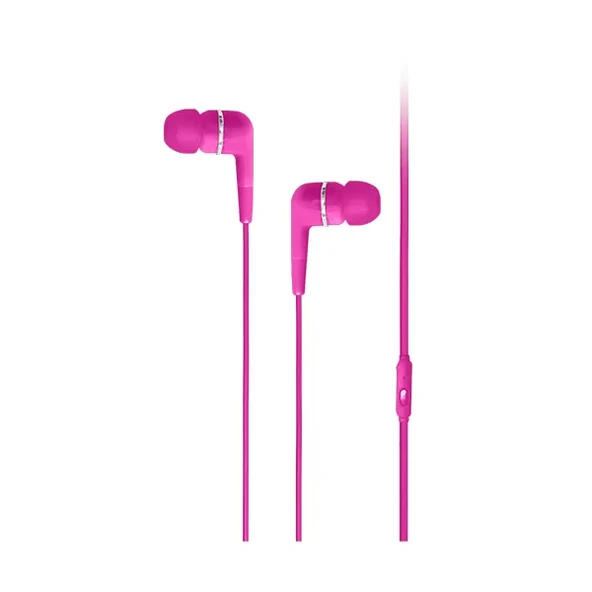 Taks 5Kmm123P We01 Mikrofonlu Kulak İçi Kulaklık Silikonlu,Pembe